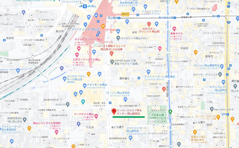 googlemap岡山駅前店